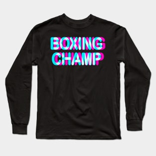 BOXING SHIRT - T SHIRT FOR BOXERS - SPARRING TSHIRT Long Sleeve T-Shirt